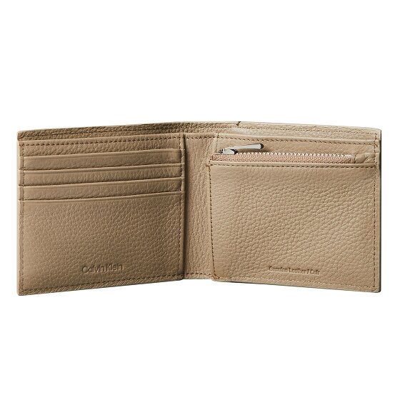 Calvin Klein CK Leather Cartera Protección RFID Piel 11 cm