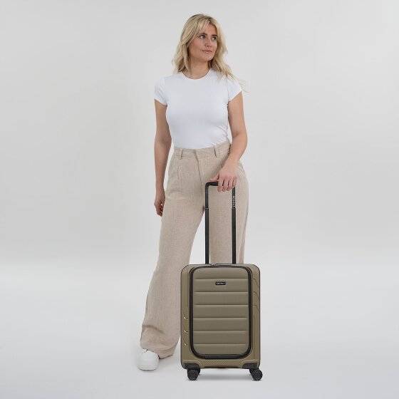 Redolz Trolley de cabina Essentials 17 de 4 ruedas Compartimento para portátil con bolsillo blando de 55 cm