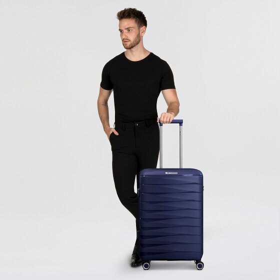 Franky London 4 ruedas Carrito M 65 cm con pliegue de expansión