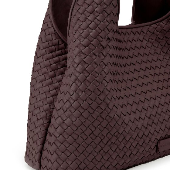 LES VISIONNAIRES Paz Weave Silky Bolsa de hombro Piel natural 42 cm