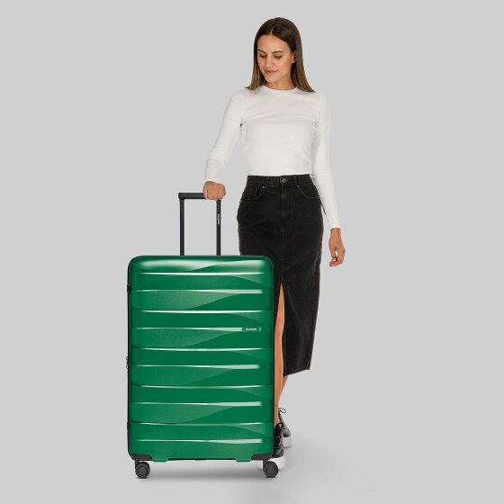Bergpfeil Trolley de viaje de 4 ruedas L 75 cm con pliegue de expansión