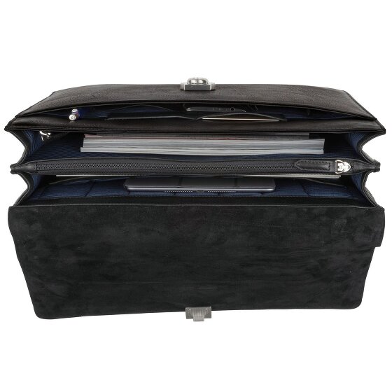 Leonhard Heyden Bergamo Maletín Piel 40 cm Compartimento Portátil