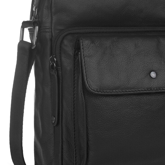 bugatti Black Magic Bolsa de hombro Piel 22 cm