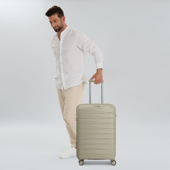 Franky London 4 ruedas Carrito M 65 cm con pliegue de expansión