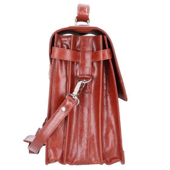 Alassio Mocca maletín de cuero 38 cm compartimento para portátil