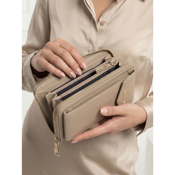 Lazarotti Bologna Cartera de piel con cremallera Funda para teléfono móvil Piel 19 cm