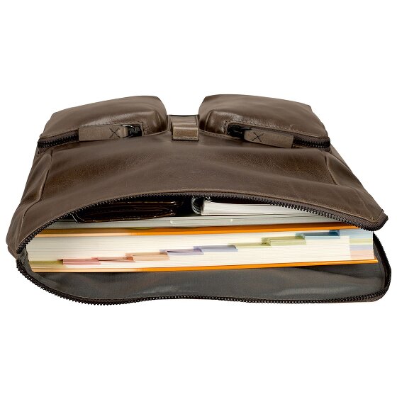 Leonhard Heyden Porto Bolsa de hombro Piel 32 cm