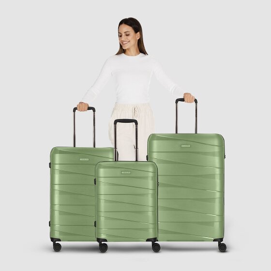Redolz Essentials 10 3-SET 4 ruedas Set de maletas 3 piezas