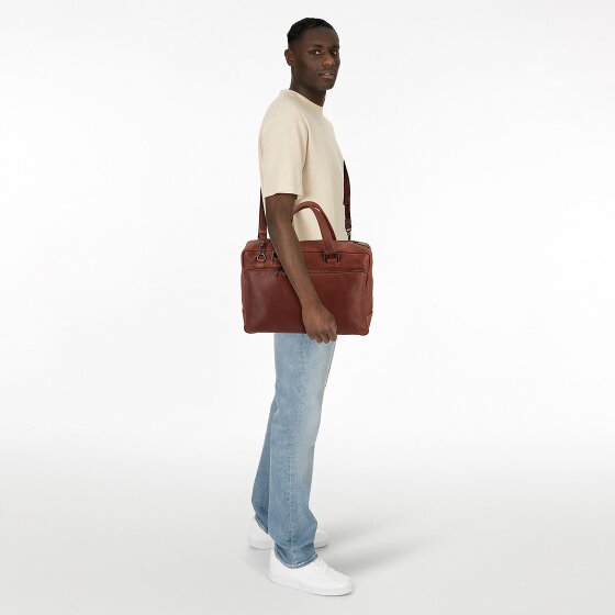 Plevier Vintage Bill Maletín Piel 40 cm Compartimento para el portátil