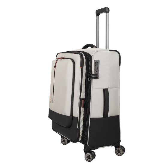Travelite Crosslite 5.0 4 ruedas Carrito M 66 cm con pliegue de expansión