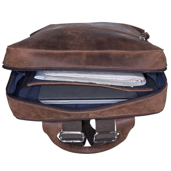 Leonhard Heyden Mochila Salisbury Piel 37 cm Compartimento para portátil