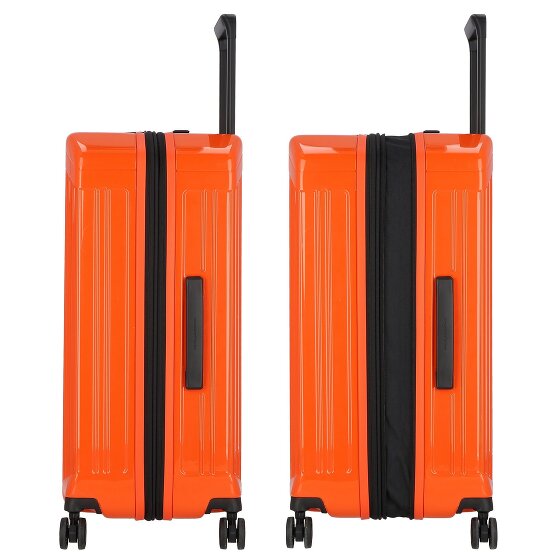 Piquadro PQ-Light 4 ruedas Carrito M 69 cm con pliegue de expansión