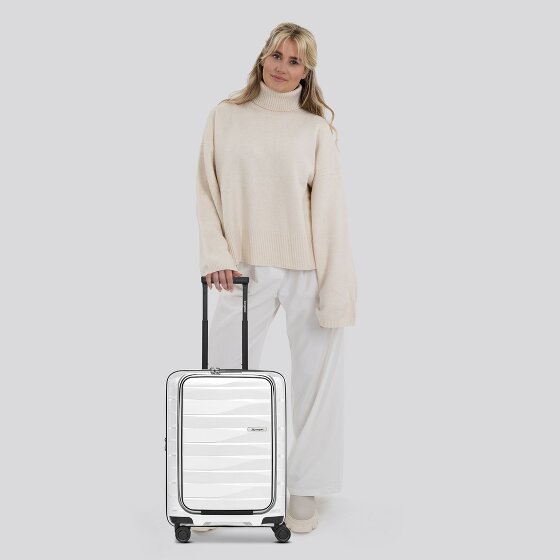 Bergpfeil Travel 4 ruedas Carro de la cabina 55 cm Compartimento para el portátil con pliegue de expansión