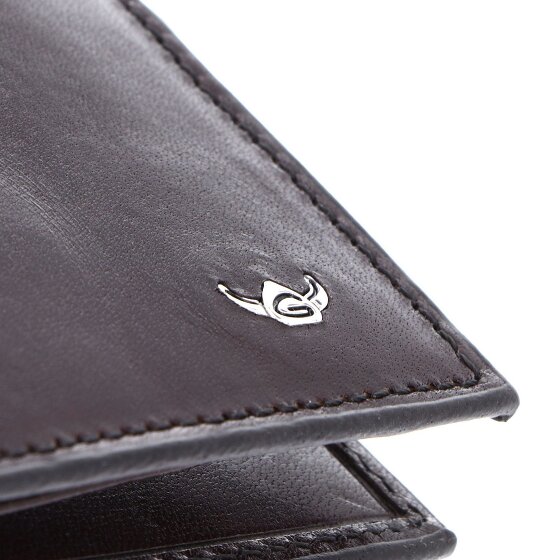 Golden Head Billetera Colorado de cuero RFID 10 cm