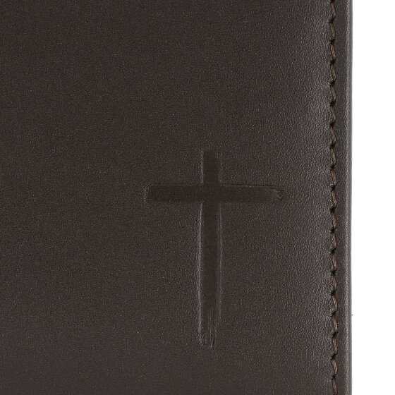 oxmox Leather Cartera Bloqueo RFID Piel natural 10 cm