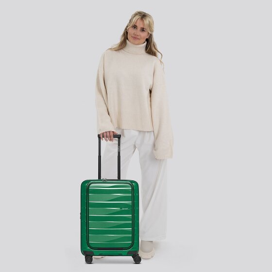 Bergpfeil Travel 4 ruedas Trolley de cabina 55 cm Compartimento para laptop Con fuelle expandible
