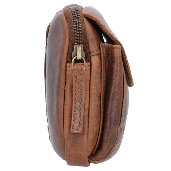 Greenland Nature Riñonera suave y segura de cuero RFID 18 cm