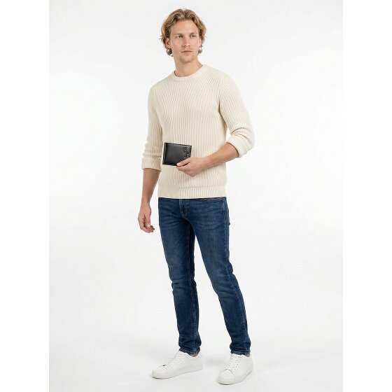 oxmox Leather Cartera Bloqueo RFID Piel natural 13 cm