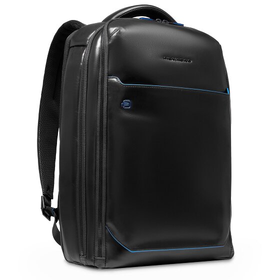 Piquadro Blue Square Mochila de día Piel 42 cm Compartimento para el portátil