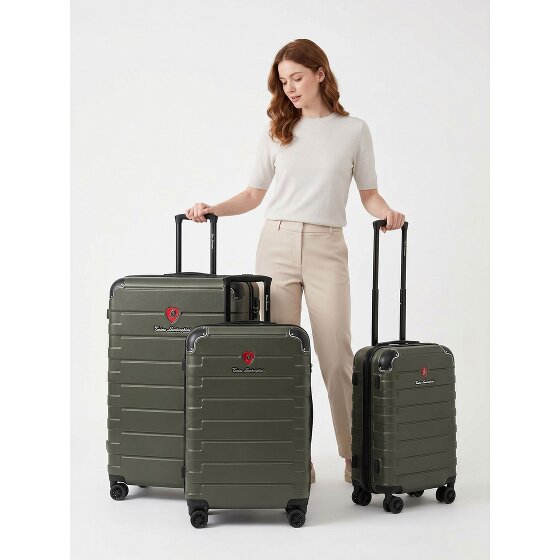 Tonino Lamborghini Tonino Lamborghini Milano Trolley 3-SET con pliegue extensible y Maleta XL