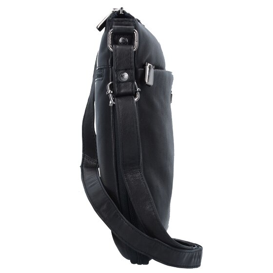 Greenland Nature Black Nappa Bolsa de hombro Piel 29 cm