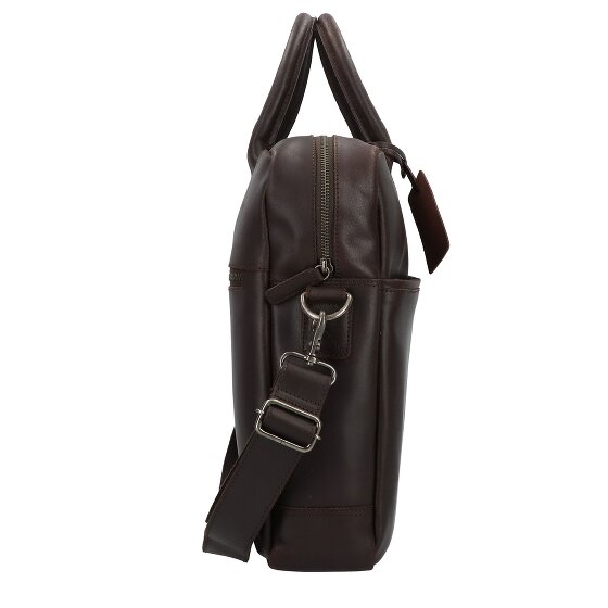 Burkely Maletín Vintage Max Piel 44 cm Compartimento para portátil