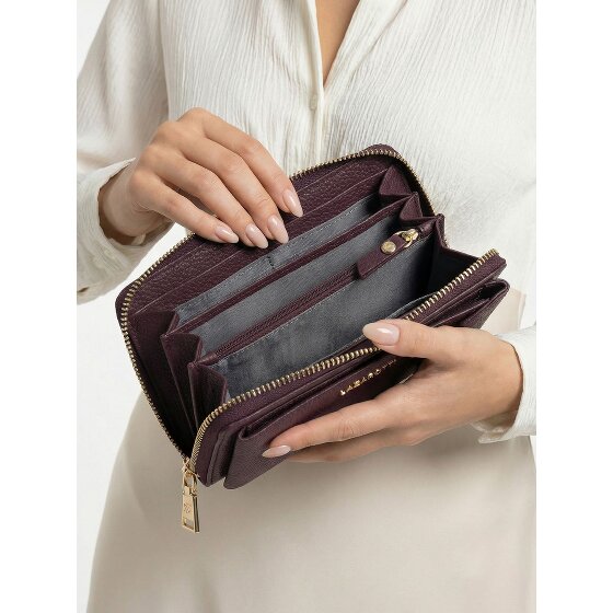 Lazarotti Bologna Cartera de piel con cremallera Funda para teléfono móvil Piel 19 cm