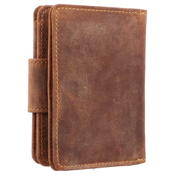 Greenburry Cartera de cuero vintage de 12,5 cm