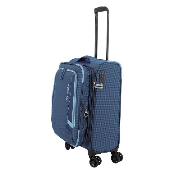 Travelite Corsiica 4 ruedas Carro de la cabina S 55 cm con pliegue de expansión