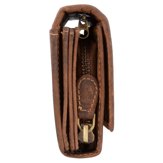 Greenburry Cartera vintage de cuero 18,5 cm