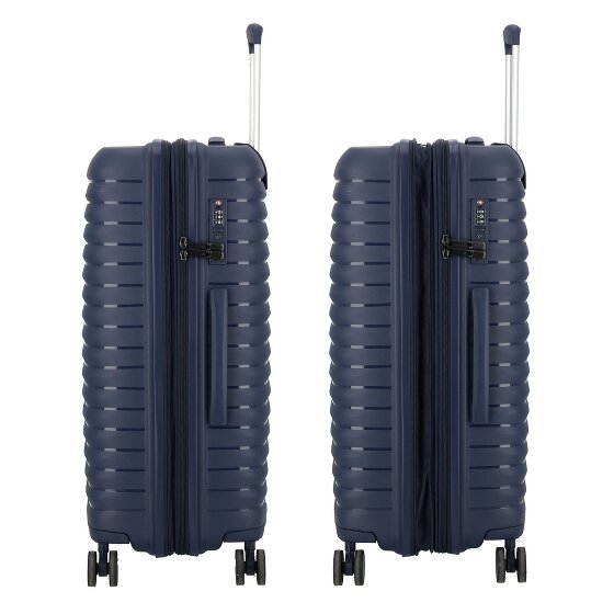 d&n Travel Line 4500 4 ruedas Carrito M 65 cm con pliegue de expansión