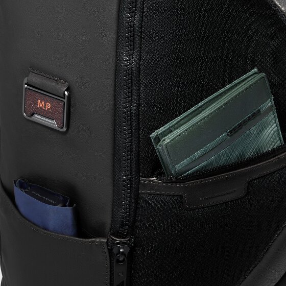 Piquadro Harper Mochila de día Piel 44 cm Compartimento para el portátil