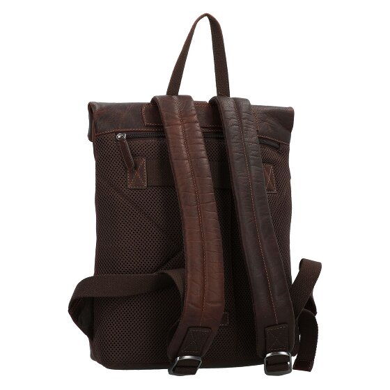 Jack Kinsky Porto Mochila de día Piel 37 cm Compartimento para el portátil