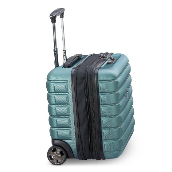Delsey Paris Trolley de negocios Shadow 5.0 de 4 ruedas Compartimento para portátil de 38 cm con pliegue de expansión