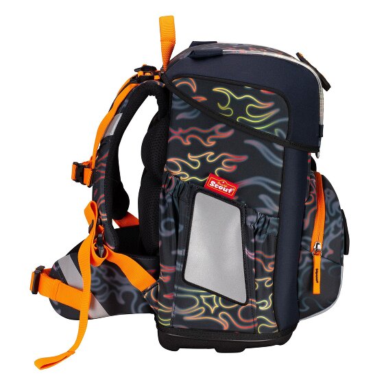 Scout Neo Exklusiv Safety Light Juego de mochilas escolares 5 piezas
