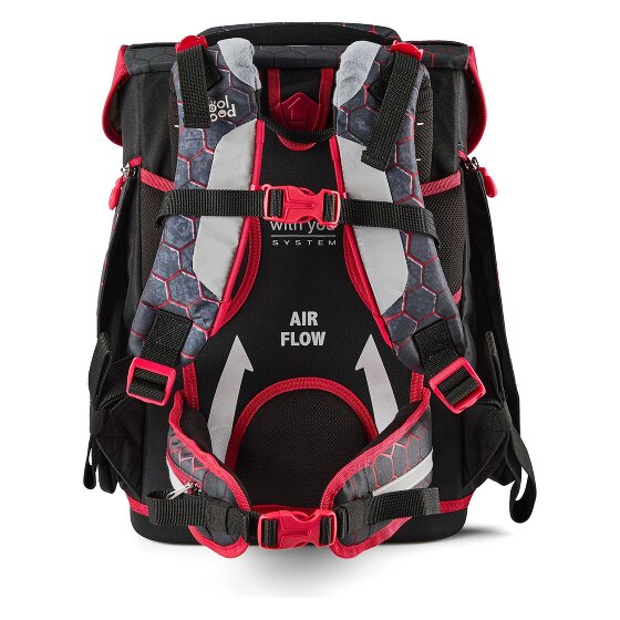 School-Mood Juego de mochilas escolares Champion Maxx de 6 piezas modelo 2026