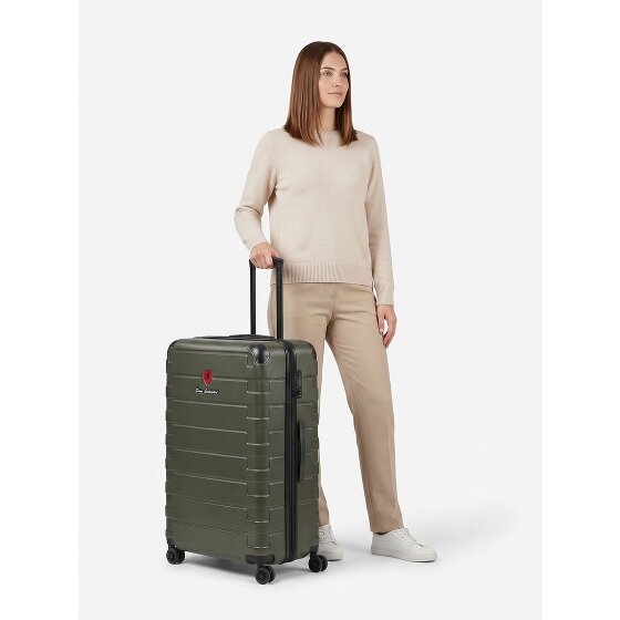 Tonino Lamborghini Trolley Milano de 4 ruedas XL 83 cm tamaño especial con pliegue extensible