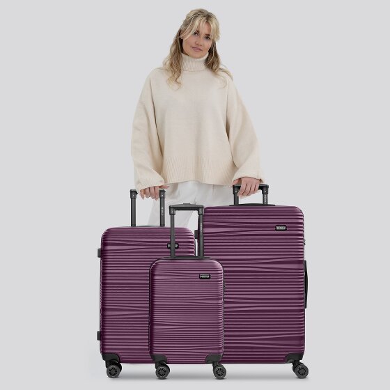 Redolz Essentials 16 3-SET 4 ruedas Set de maletas 3 piezas