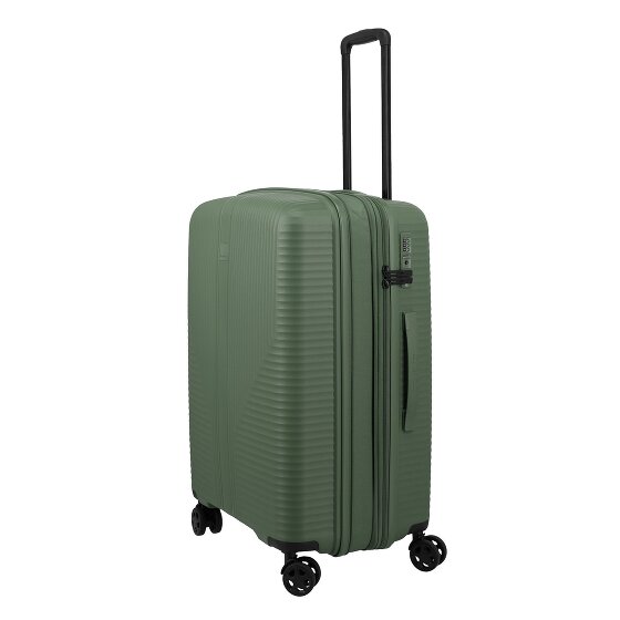 Travelite Air Stripe 4 ruedas Juego de maletas 3 piezas con pliegue de expansión