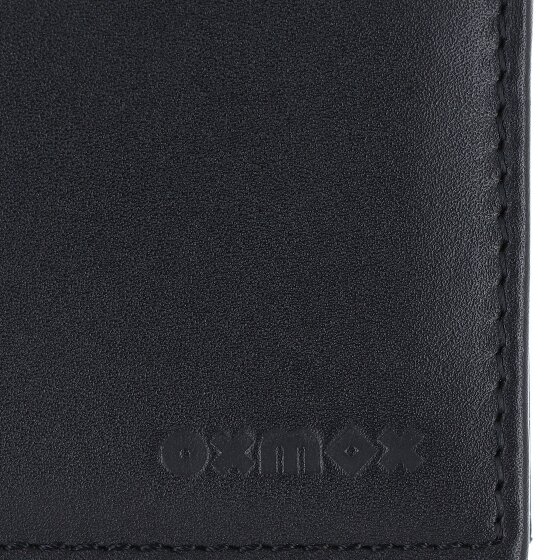 oxmox Leather Cartera Bloqueo RFID Piel natural 11 cm