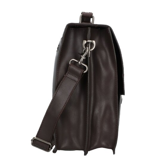 Burkely Maletín Scott Vintage Piel 38 cm