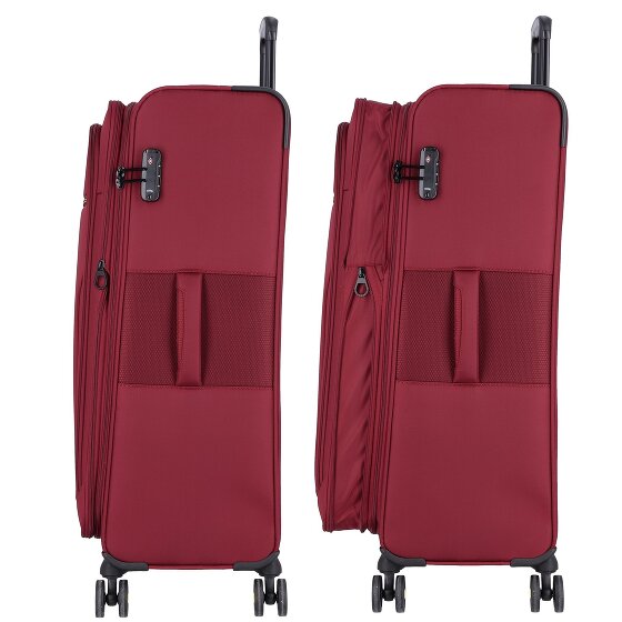 d&n Travel Line 9704 4 ruedas Carrito L 78 cm con pliegue de expansión