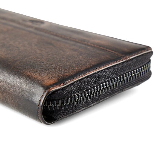 Greenburry Destressed Cartera Protección RFID Piel 19 cm