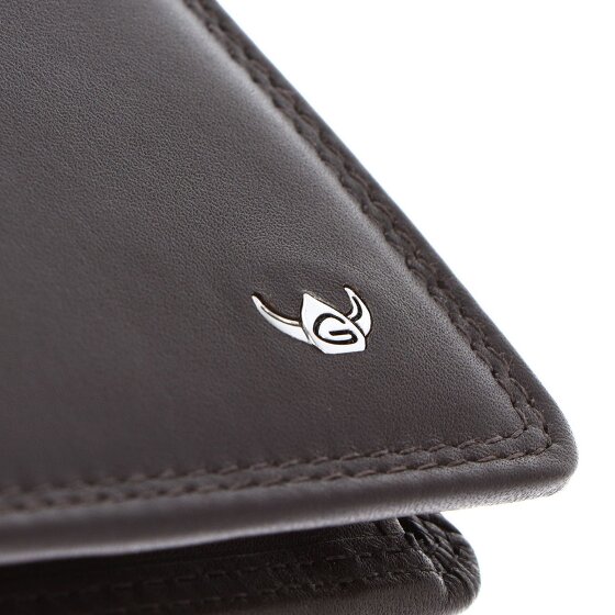 Golden Head Polo Billetera de cuero RFID 11 cm