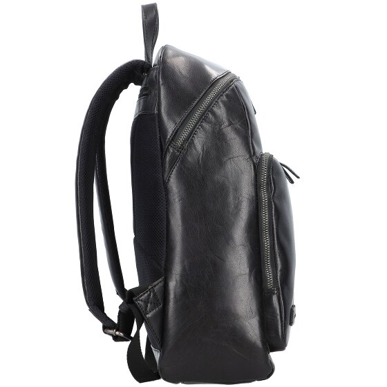 Plevier Rock Amaril Mochila de negocios Piel 43 cm Compartimento para el portátil