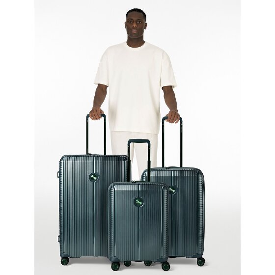 Polestream Paris 4 ruedas Juego de maletas 3 piezas con pliegue de expansión