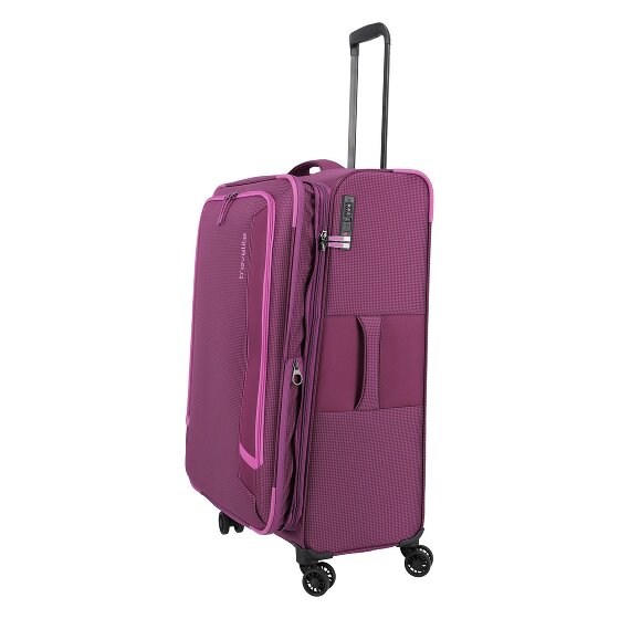 Travelite Corsiica 4 ruedas Carrito L 77 cm con pliegue de expansión