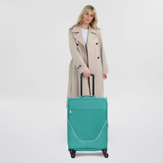 Stratic taska Trolley de 4 ruedas M 65 cm con pliegue extensible