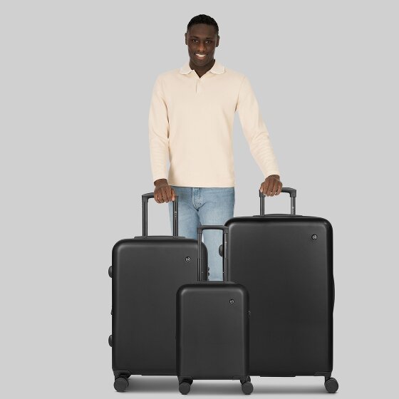 bugatti Valencia 2.0 4 ruedas Juego de maletas 3 piezas con pliegue de expansión