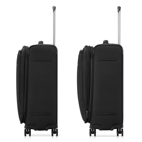 Roncato City 3.0 4 ruedas Juego de maletas 3 piezas con pliegue de expansión